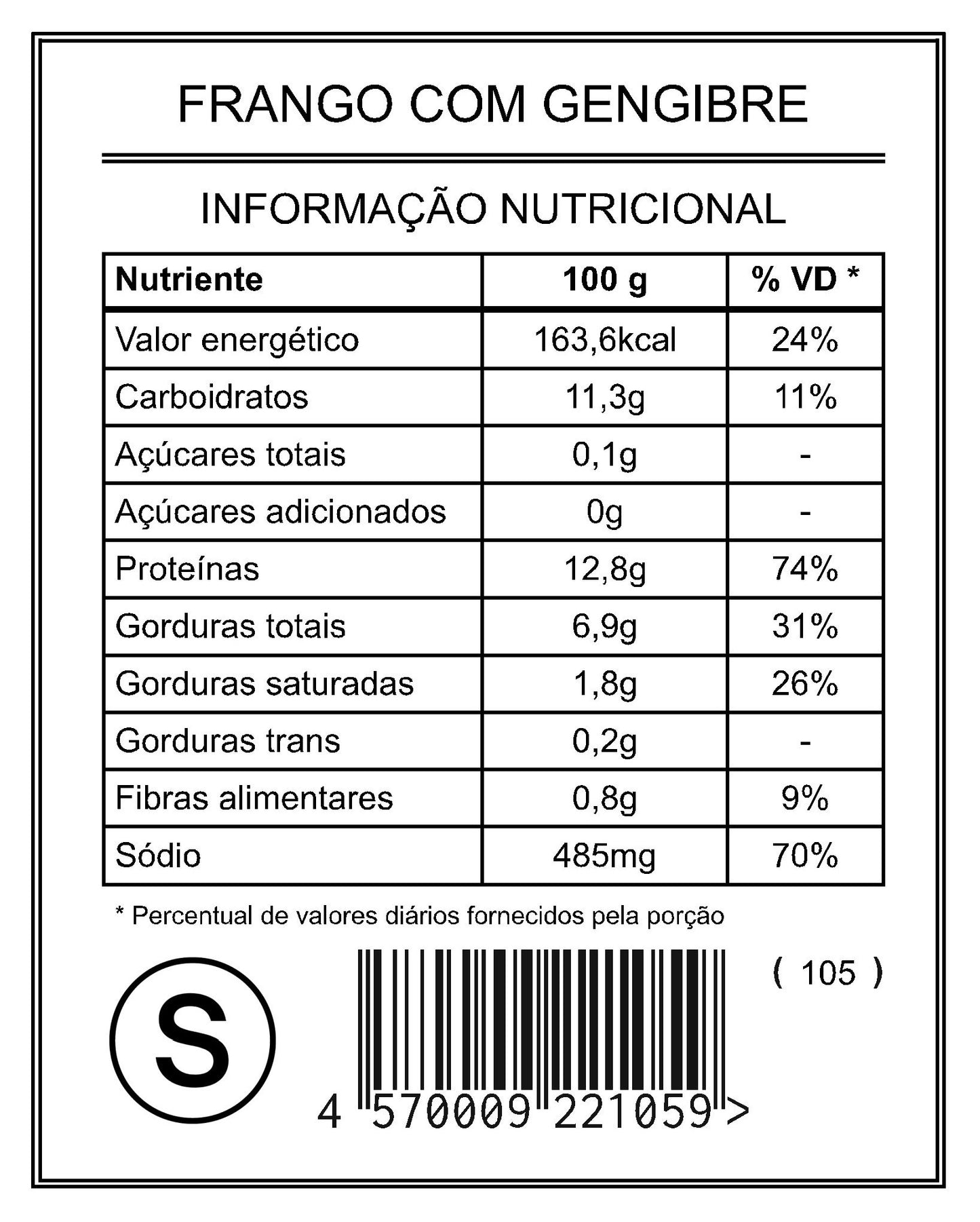 Frango com Gengibre "S"