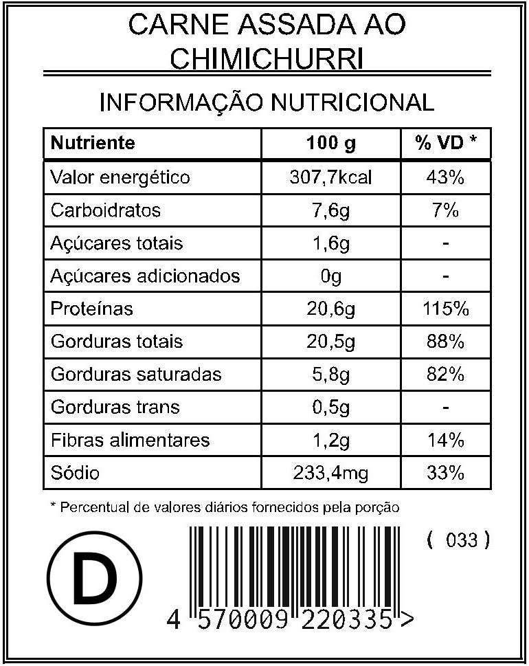 Carne Assada ao Chimichurri "Mistura Dupla"