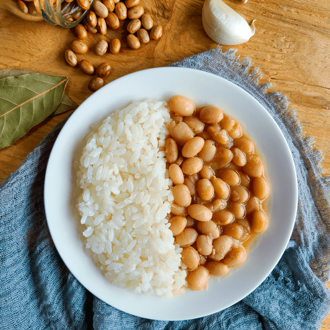Arroz Branco + Feijão Carioca "M" - Saúde e Sabor