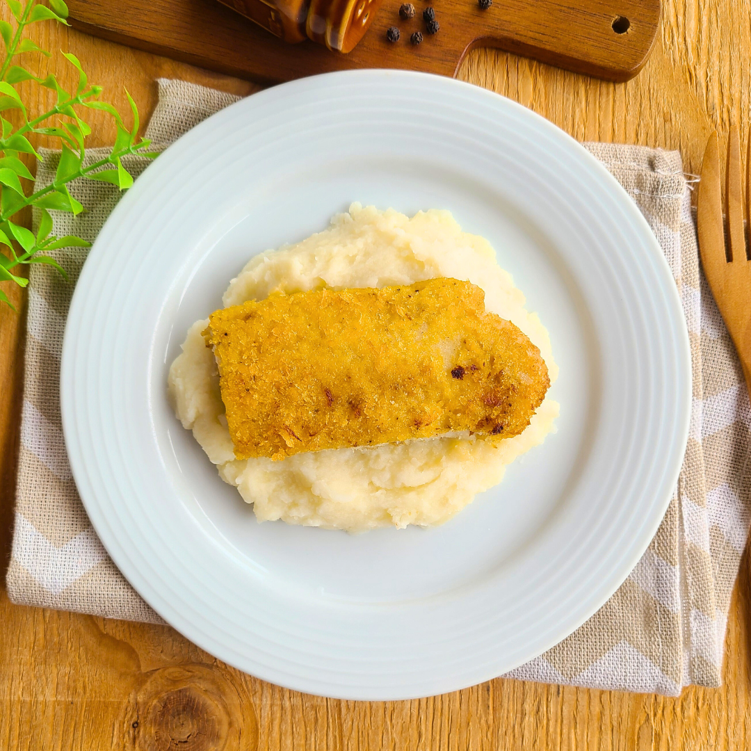 Peixe Empanado "Mistura Dupla" - Saúde e Sabor