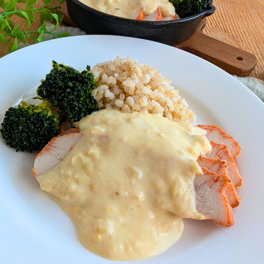 Filé de Frango com Creme de Milho "S"