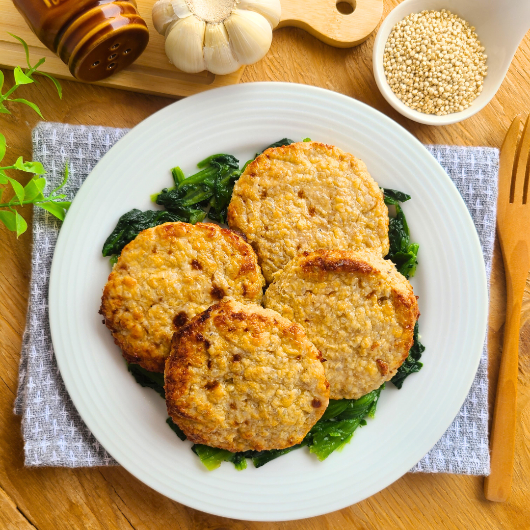 Hamburguinho de Frango com Quinoa "Família"