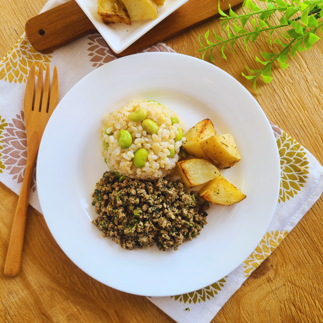 Carne Moída com Batata Assada "L"