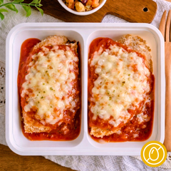 Frango à Parmegiana "Mistura Dupla"