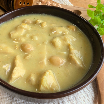 Frango com Grão de Bico ao Curry de Coco "Mistura Unitária"