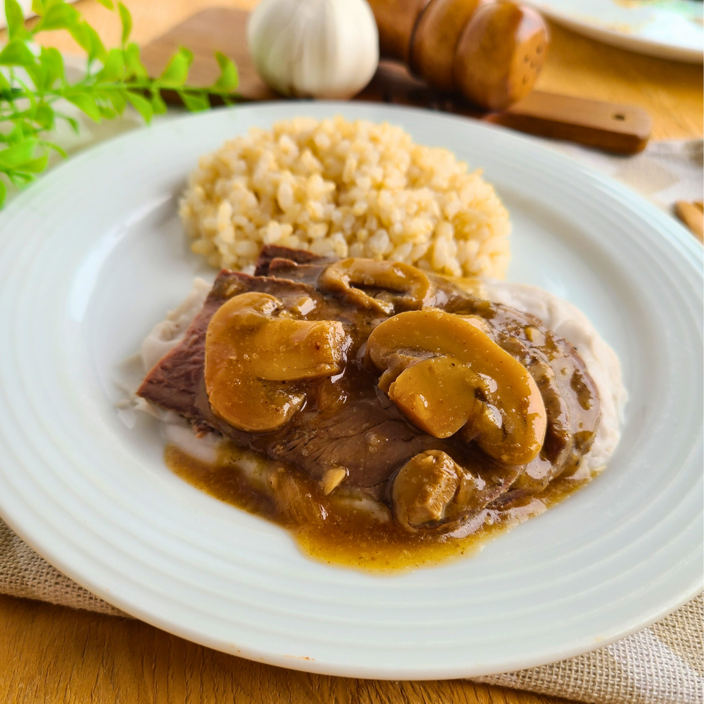 Carne Assada ao Molho Madeira "S"