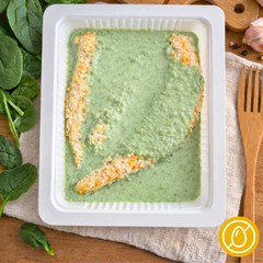 Empanado com Creme de Espinafre "Mistura Unitária"