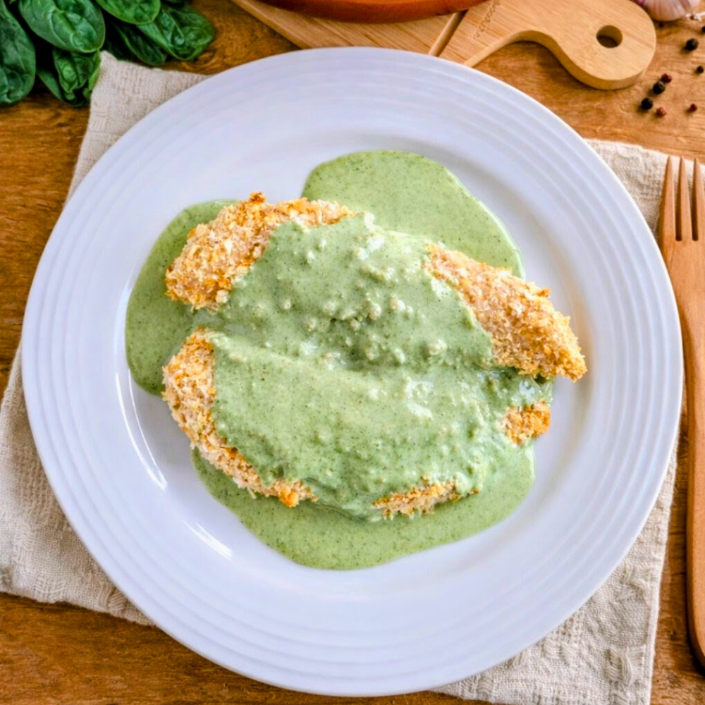 Empanado com Creme de Espinafre "Mistura Unitária"