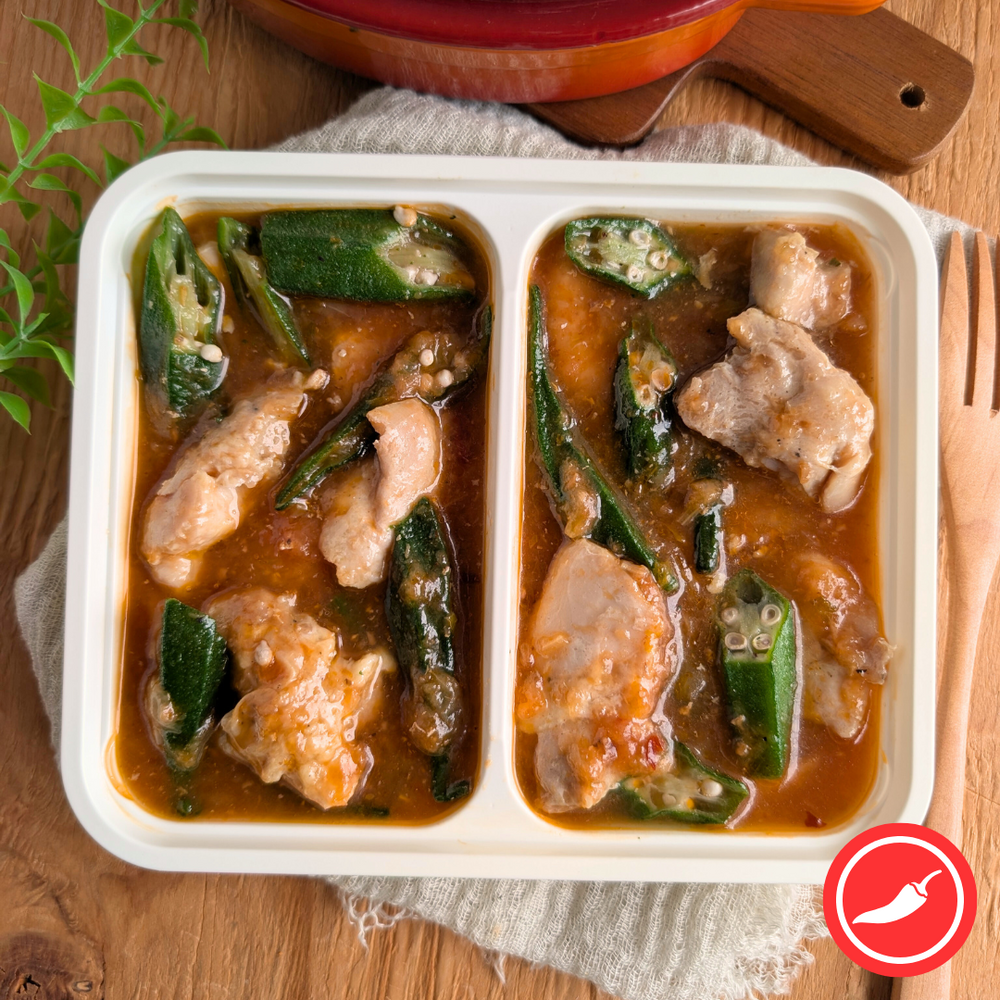 Frango com Quiabo "Mistura Dupla"