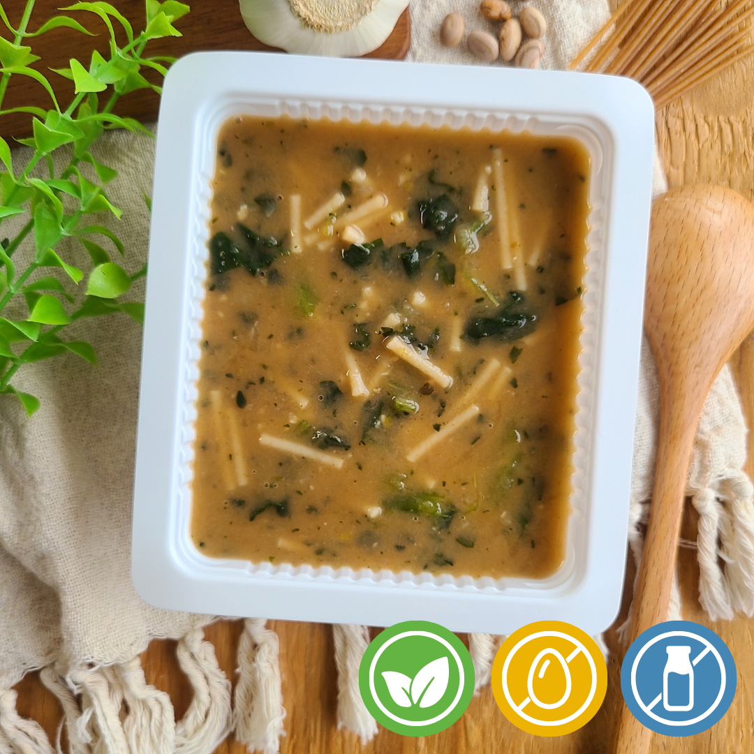Sopa de Feijão com Espinafre