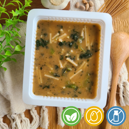 Sopa de Feijão com Espinafre