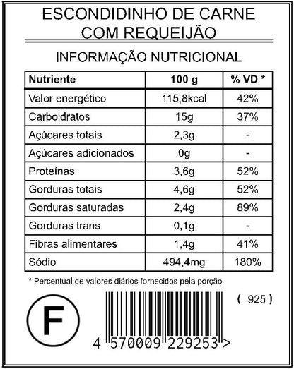 Escondidinho de Carne com Requeijão “Família”