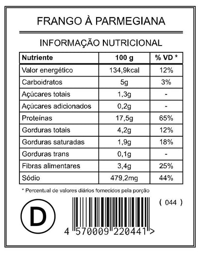 Frango à Parmegiana "Mistura Dupla"