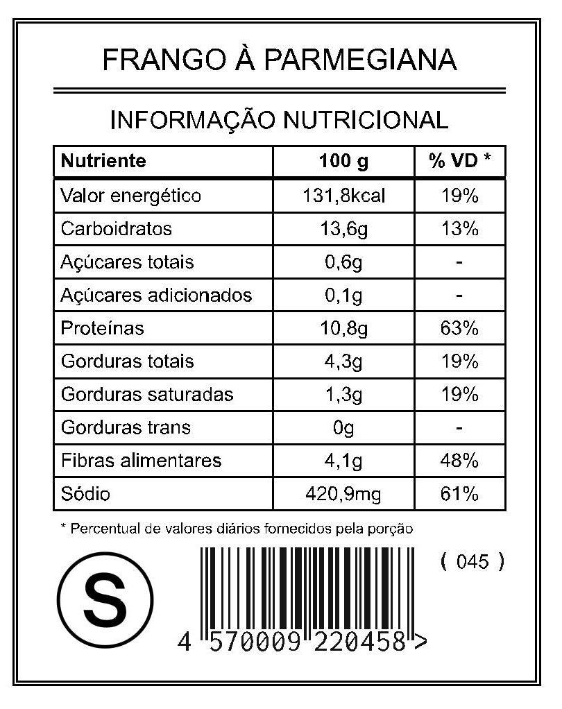 Frango à Parmegiana "S"