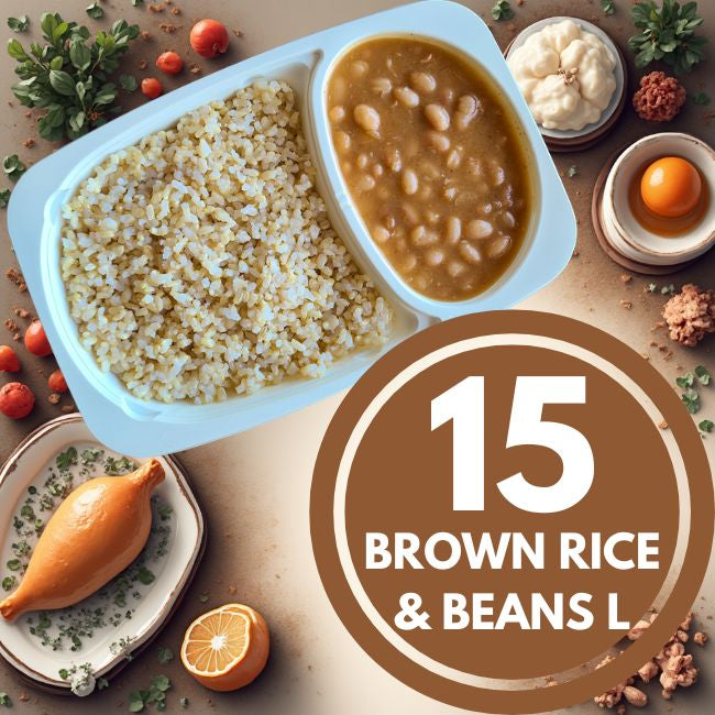 15 玄米 + 15カリオカ豆 L パック