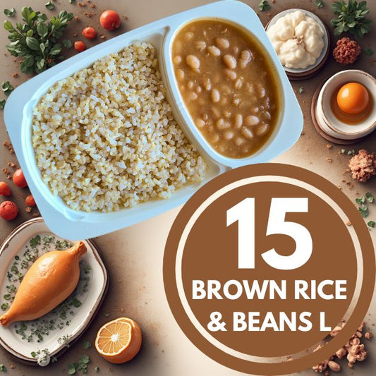 15 玄米 + 15カリオカ豆 L パック