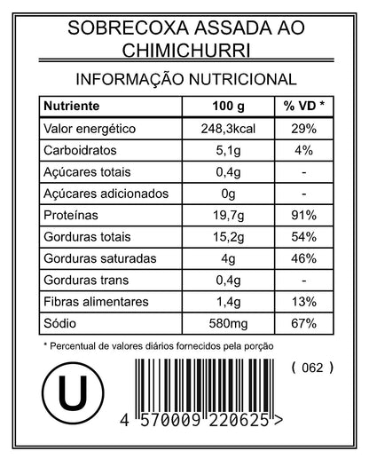 Sobrecoxa Assada ao Chimichurri "Mistura Unitária"
