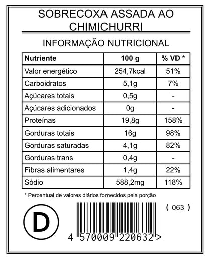 Sobrecoxa Assada ao Chimichurri "Mistura Dupla"