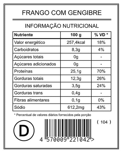 Frango com Gengibre "Mistura Dupla"