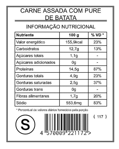 ローストビーフとマッシュポテト「C」