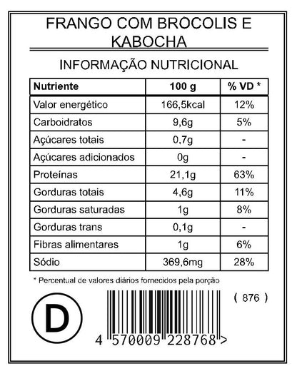 Frango com Brócolis e Kabocha "Mistura Dupla"