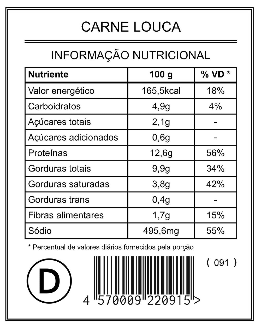 Carne Louca "Mistura Dupla"