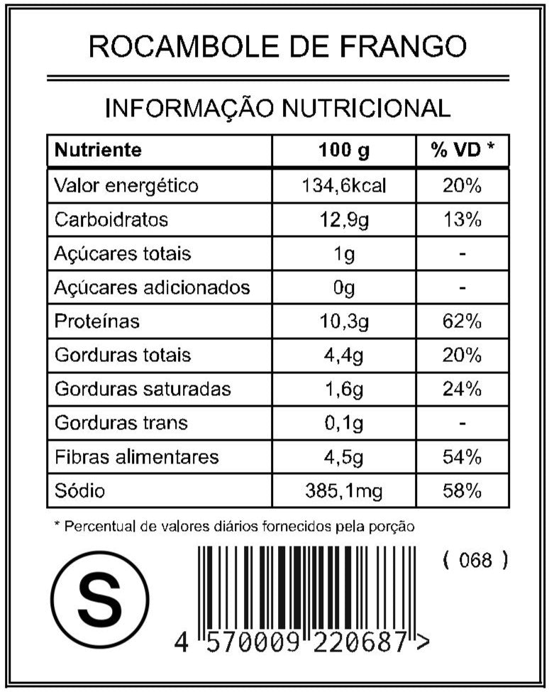 Rocambole de Frango "S"