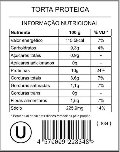 Torta Proteica "Pedaço Unitário"