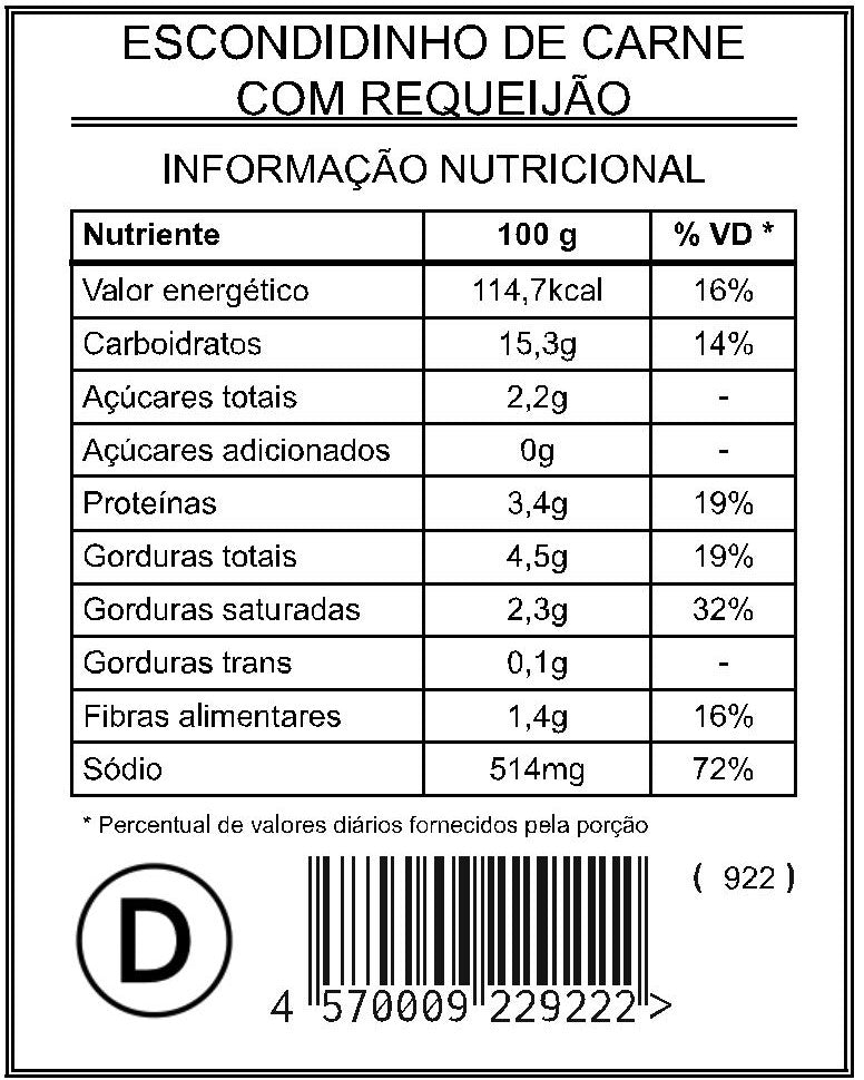 Escondidinho de Carne com Requeijão “Mistura Dupla”