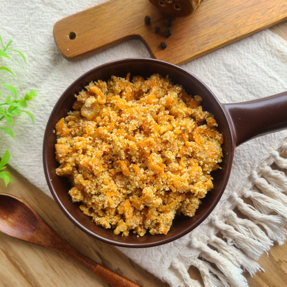 Farofa de Cenoura com Nozes (3 Porções) - Saúde e Sabor