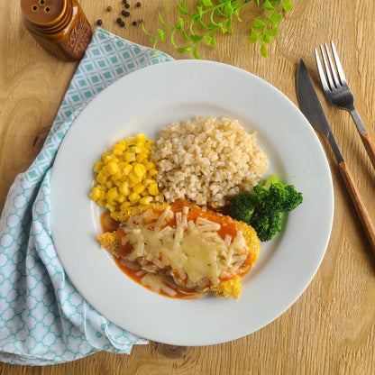 Frango à Parmegiana " L" - Saúde e Sabor